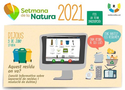 Participa en un taller sobre reciclatge en el marc de la Setmana de la Natura
