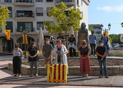 Sant Quirze celebra la Diada Nacional de Catalunya amb diversos actes institucionals 