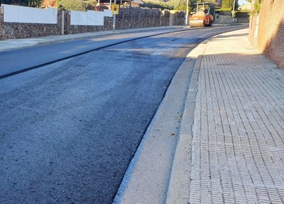La segona setmana d'asfaltats arriba al tram final segons les previsions