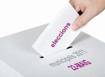 Eleccions municipals 22 M 2011: Consulta en línia el cens electoral i la secció on et toca votar