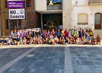 L'alumnat de tercer del Lola Anglada visita l'Ajuntament