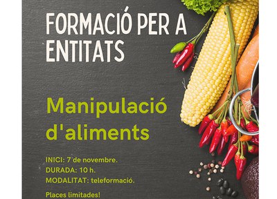 Curs sobre manipulació d'aliments per a entitats