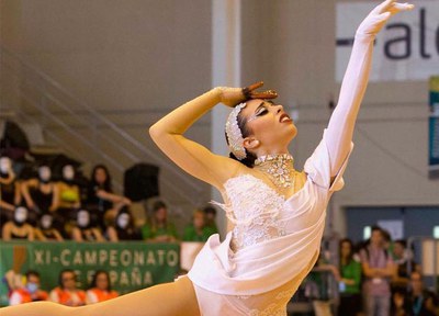La patinadora Paula Ramírez, als World Skate Games d'Argentina