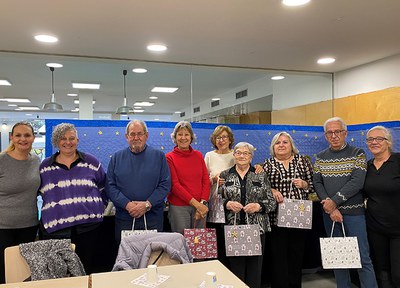 El pessebre del Casal, fruit de la feina en equip d'avis i àvies