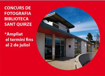 Ampliat el termini per participar en el Concurs de Fotografia de la Biblioteca Sant Quirze