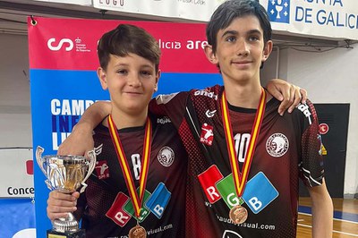 Biel Rovira i Eric España, bronze al Campionat d'Espanya de Voleibol