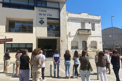 Concentració de rebuig per l'assassinat d'una dona a Girona