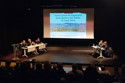 Els cossos de seguretat de Sant Quirze exposen les dades de l’any passat al municipi