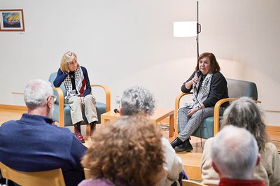 Juani Rishmawi inaugura l'exposició "Resistències de dones a Catalunya i Palestina"