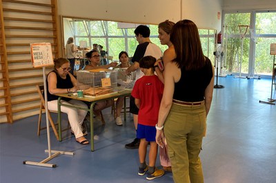 La participació a les 18 h a Sant Quirze del Vallès  cau prop de 14 punts