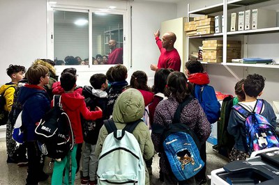L'alumnat d'El Turonet visita l'Ajuntament