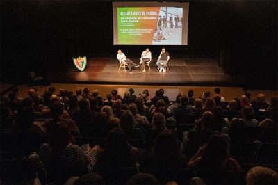 L'Handbol Sant Quirze commemora el seu 70è aniversari amb la presentació d'un documental davant d'una Patronal plena