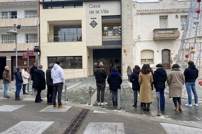 Minut de silenci per un nou feminicidi