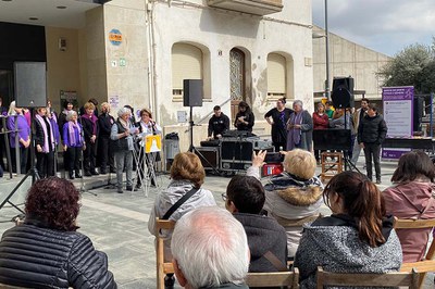 Sant Quirze ha celebrat avui l'acte institucional del 8M