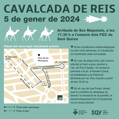 Cavalcada en cas de pluja