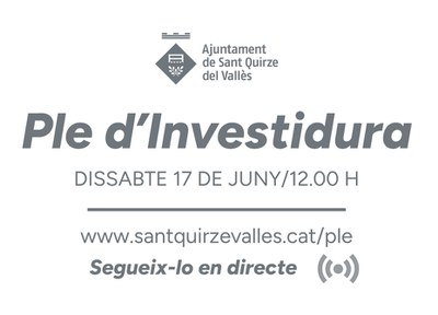 Segueix en directe el Ple de constitució del nou Ajuntament