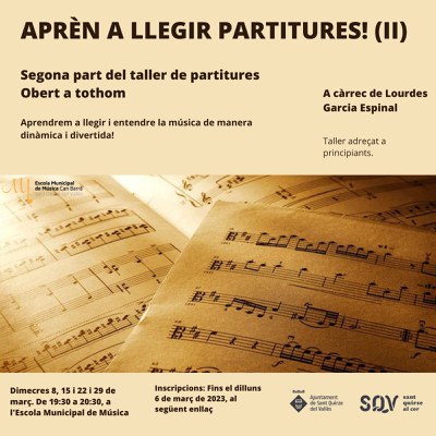 Aprèn a llegir partitures! (II)
