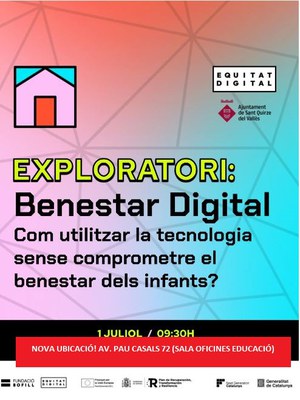 Jornada de Benestar Digital: "Com generem espais de benestar digital més enllà dels murs de l'escola?"