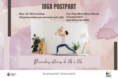 Ioga postpart - Sessió 6 de novembre