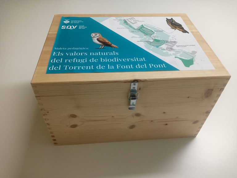 Programa educatiu: la maleta pedagògica dels valors naturals del refugi de biodiversita tdle Torrent de la Font del Pont