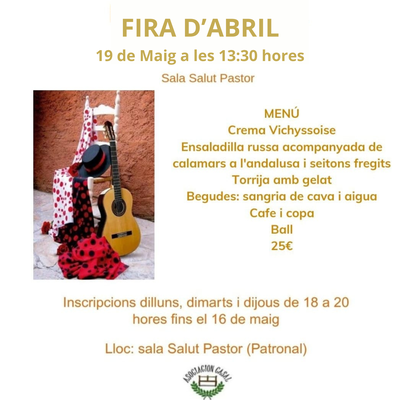 Fira d'Abril Associació Casal d'Avis