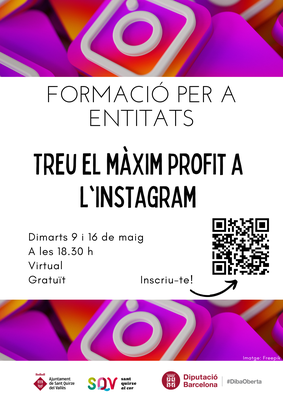 Formació per a entitats: "Treu el màxim profit a l'Instagram"