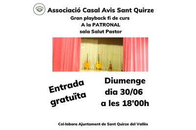 Playback fi de curs Associació Casal d'Avis