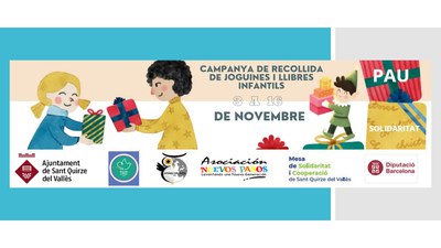 Campanya de recollida de joguines i llibres infantils.