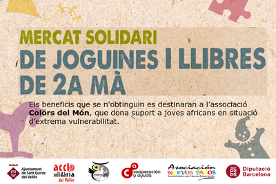 Mercat solidari de joguines i llibres de 2a mà